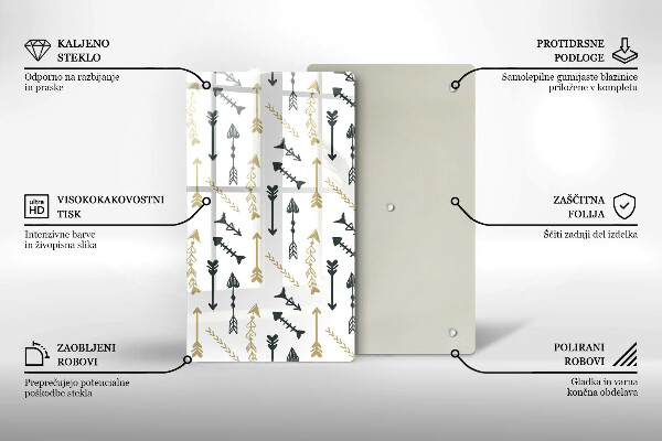 Worktop protector Boho arrow pattern