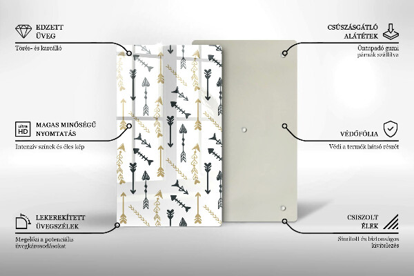 Worktop protector Boho arrow pattern