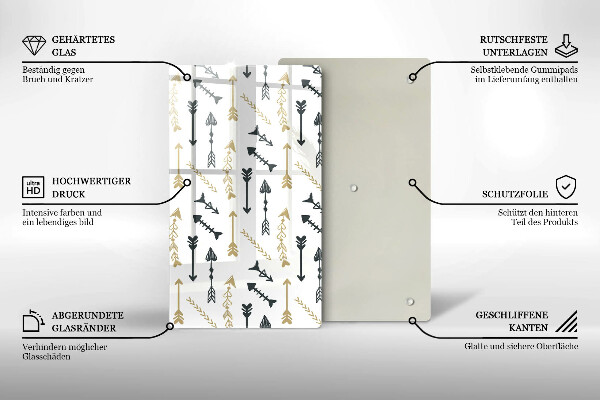 Worktop protector Boho arrow pattern