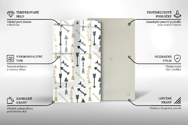 Worktop protector Boho arrow pattern