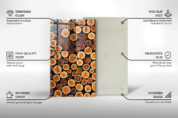 Worktop protector Wooden stumps of trees