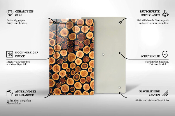 Worktop protector Wooden stumps of trees