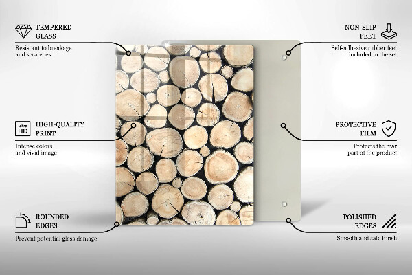 Worktop protector Wooden stumps of trees