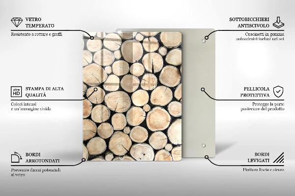 Worktop protector Wooden stumps of trees