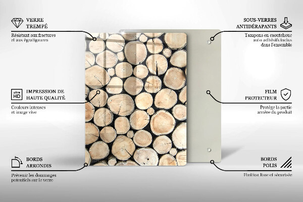 Worktop protector Wooden stumps of trees