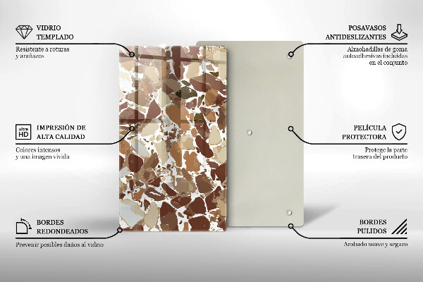 Chopping board Decorative stone stains