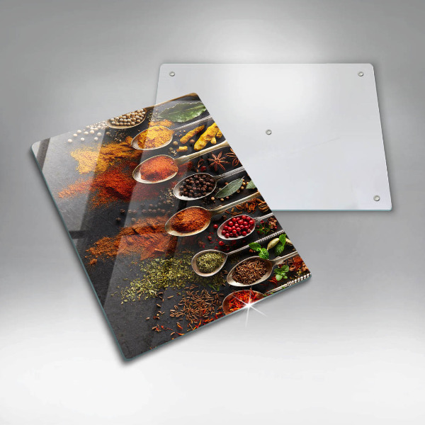 Worktop protector Spoons with spices