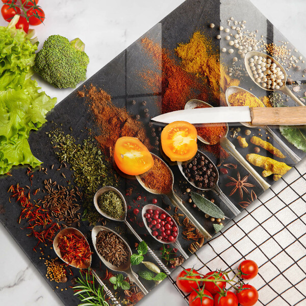 Worktop protector Spoons with spices