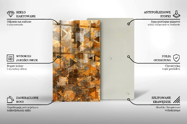 Worktop protector Geometric figure pattern