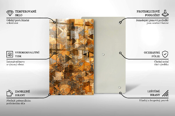 Worktop protector Geometric figure pattern