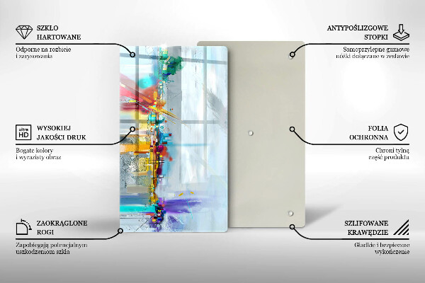 Worktop protector Painted abstraction
