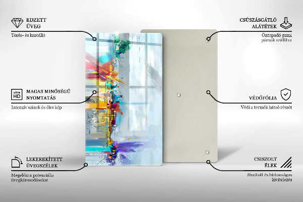 Worktop protector Painted abstraction