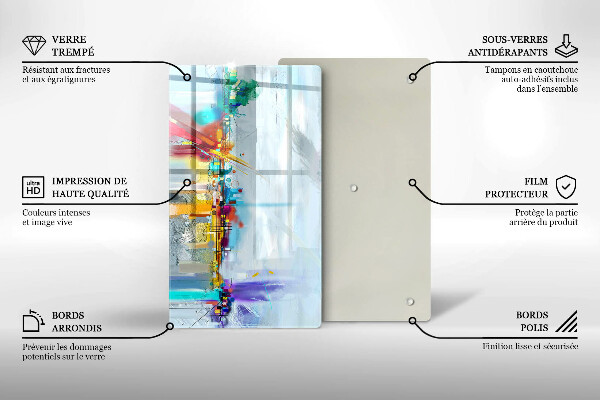 Worktop protector Painted abstraction