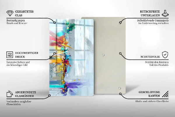 Worktop protector Painted abstraction