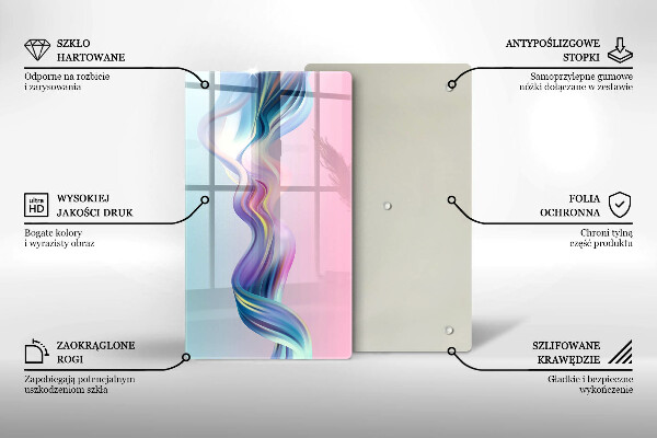 Chopping board Pastel abstraction