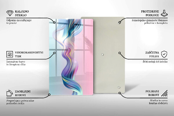 Chopping board Pastel abstraction