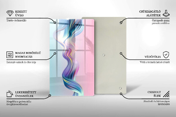 Chopping board Pastel abstraction