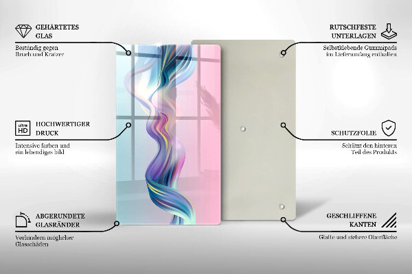 Chopping board Pastel abstraction