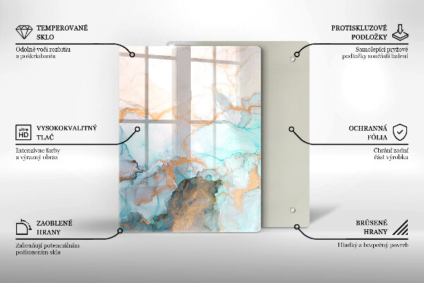 Chopping board Pastel abstraction