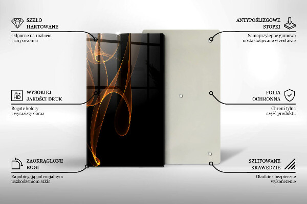 Worktop protector Abstract lines
