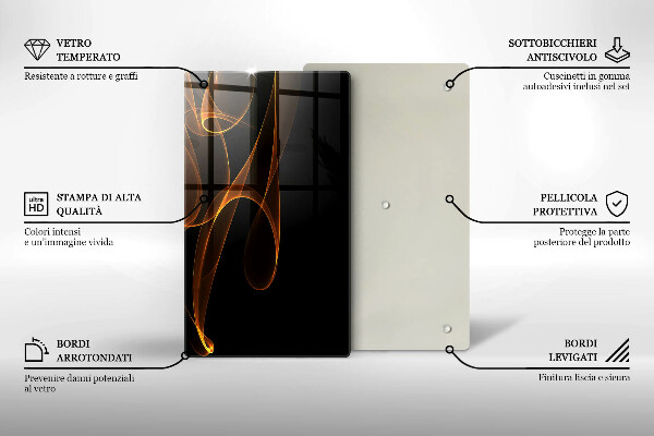 Worktop protector Abstract lines
