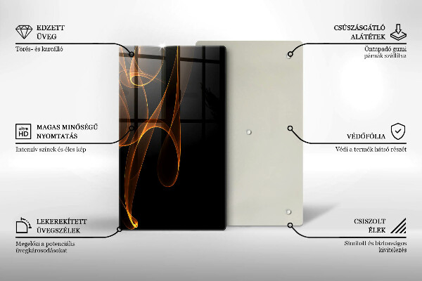 Worktop protector Abstract lines