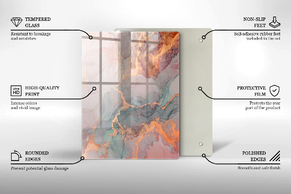 Chopping board Decorative stone