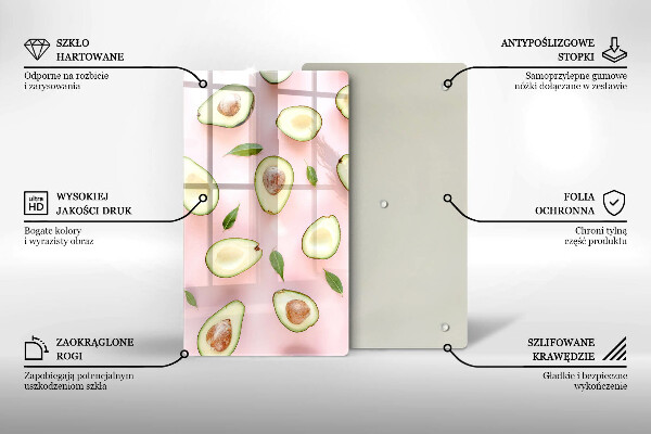 Worktop protector Avocado pattern