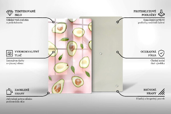Worktop protector Avocado pattern