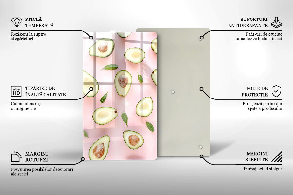 Worktop protector Avocado pattern
