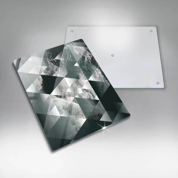 Worktop protector Triangles and water