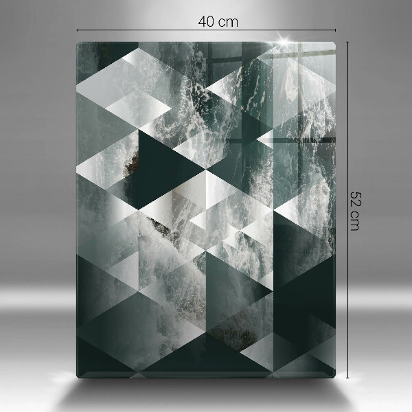 Worktop protector Triangles and water