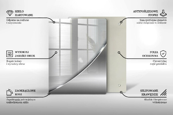 Worktop protector Triangles and water