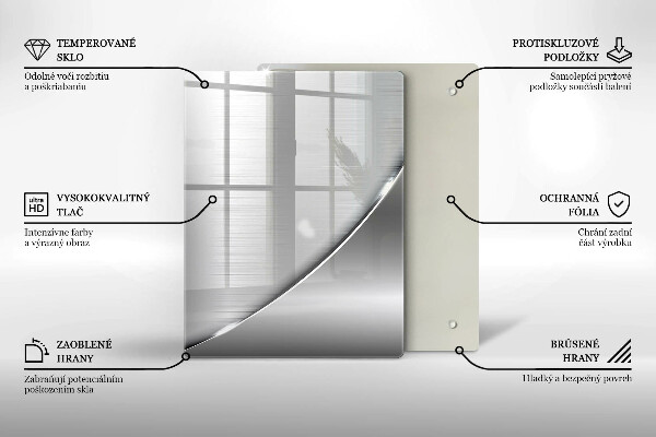 Worktop protector Triangles and water