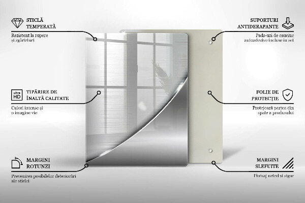 Worktop protector Triangles and water