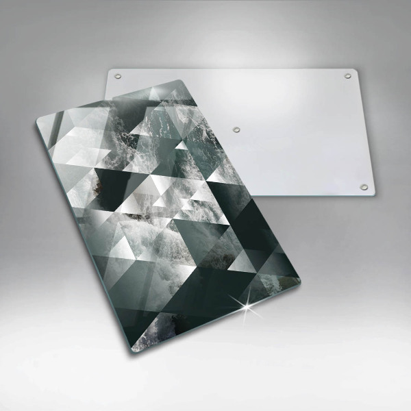 Worktop protector Triangles and water