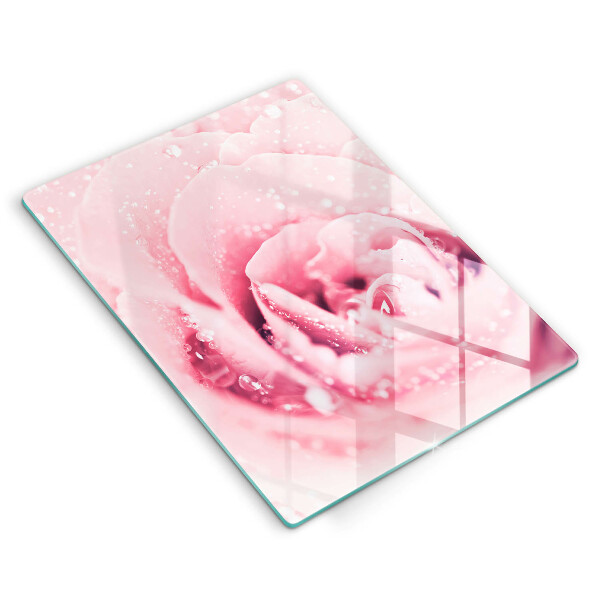 Worktop protector Rosa drops and rose flower