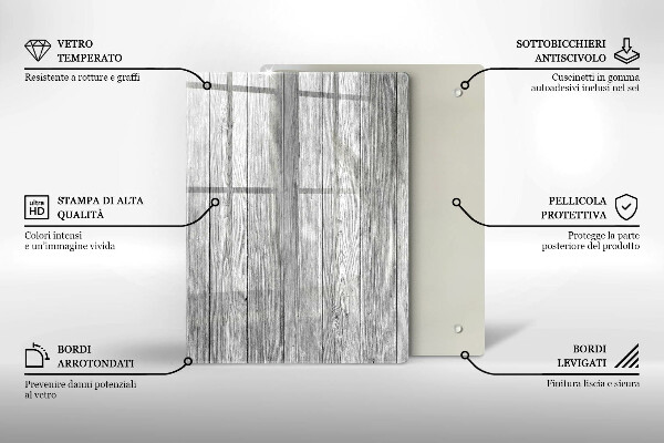 Worktop protector Rosa drops and rose flower