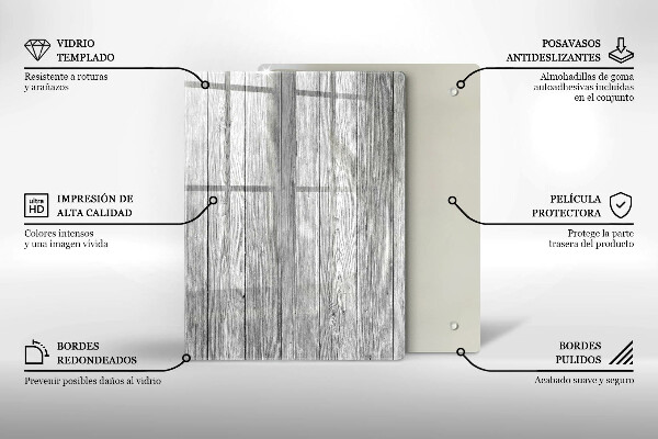 Worktop protector Rosa drops and rose flower