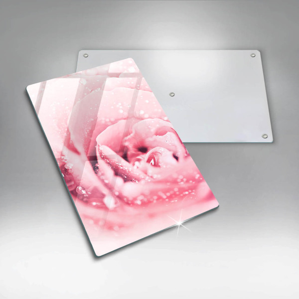 Worktop protector Rosa drops and rose flower