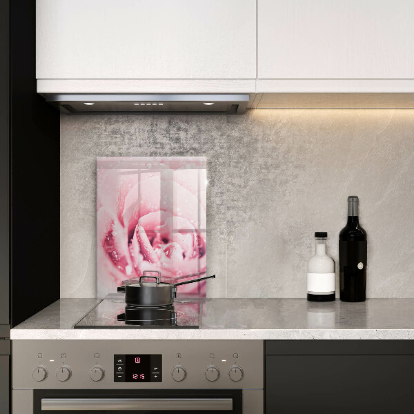 Worktop protector Rosa drops and rose flower