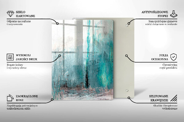 Worktop protector Colorful parrots