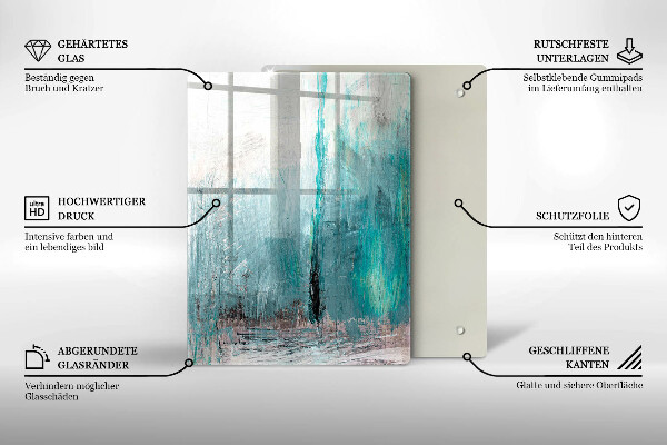 Worktop protector Colorful parrots