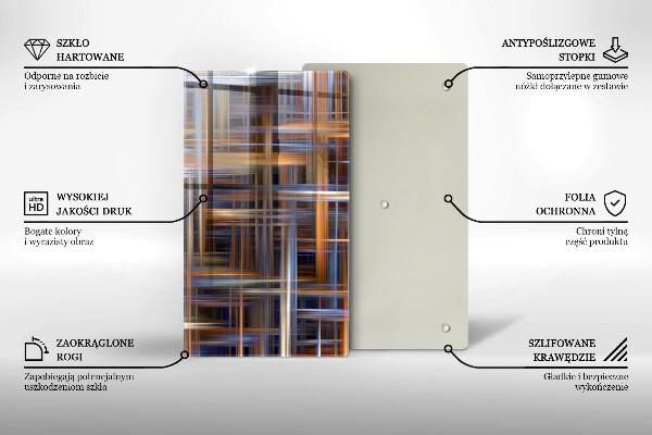 Worktop protector Abstract paint lines