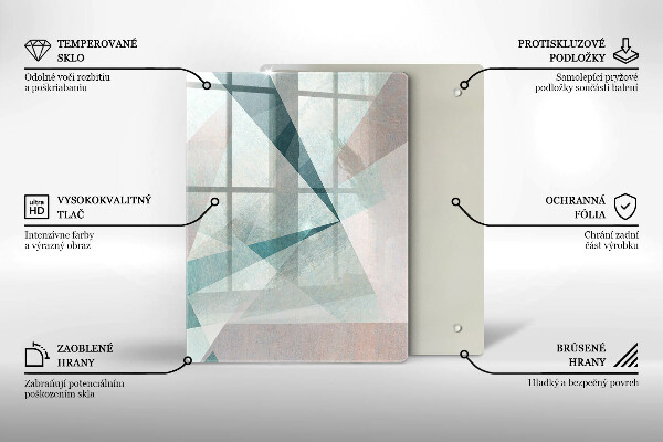 Worktop protector Abstract paint lines