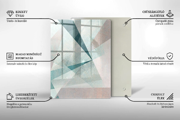 Worktop protector Abstract paint lines