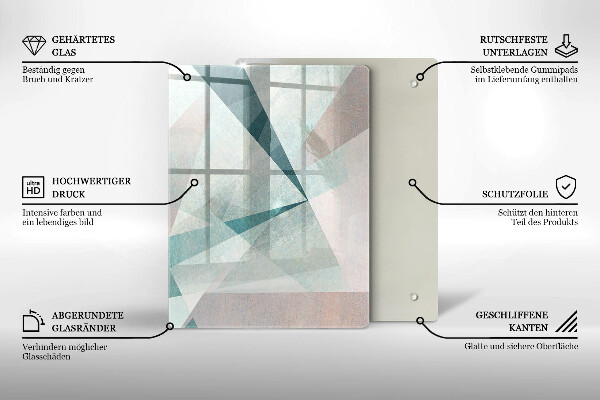 Worktop protector Abstract paint lines