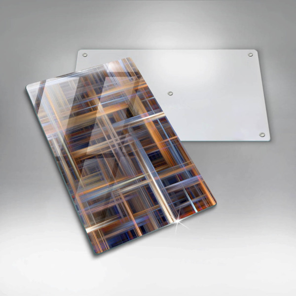 Worktop protector Abstract paint lines