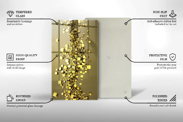 Worktop protector Abstraction 3D geometry