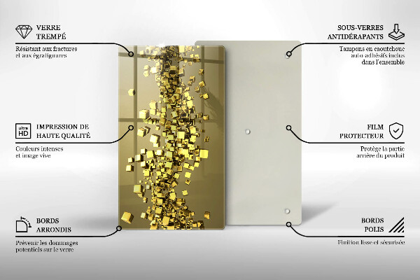 Worktop protector Abstraction 3D geometry